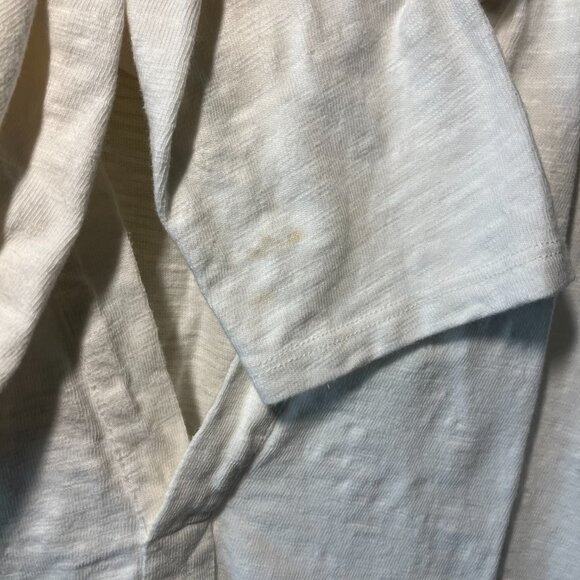 Carve Designs Mara Slub Polo Color: Cloud Size: Large - Picture 9 of 10